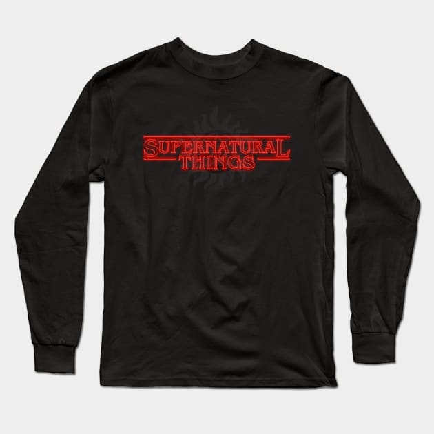 Supernatural Things Long Sleeve T-Shirt by rexraygun